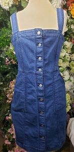 H & M Divided Denim Dress size 12
